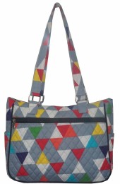 Small Quilted Tote Bag-RUM594/BK